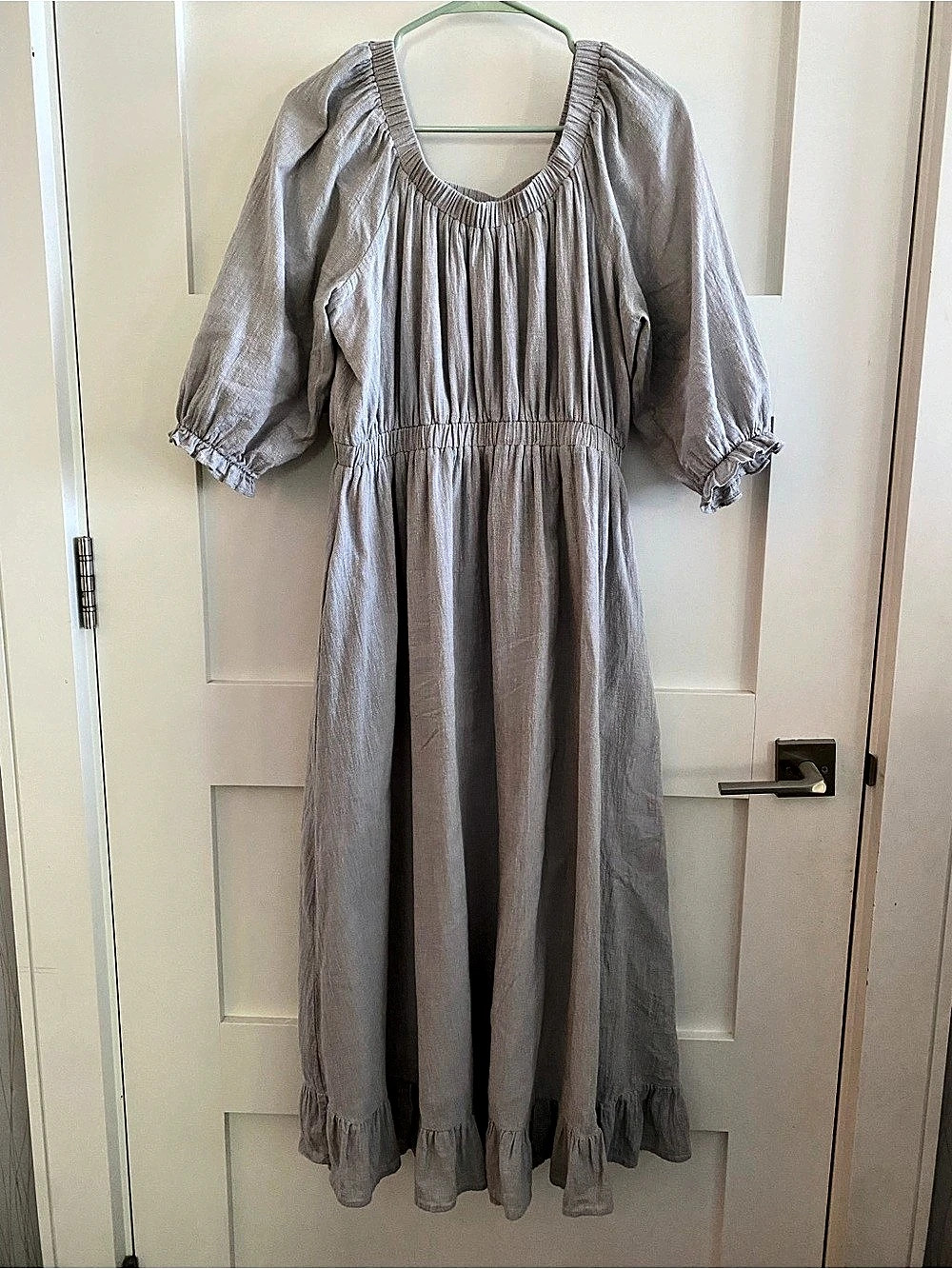 Neuflora Cotton Linen Midi Dress